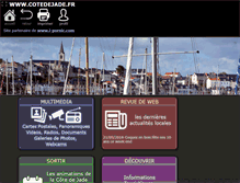 Tablet Screenshot of cotedejade.fr